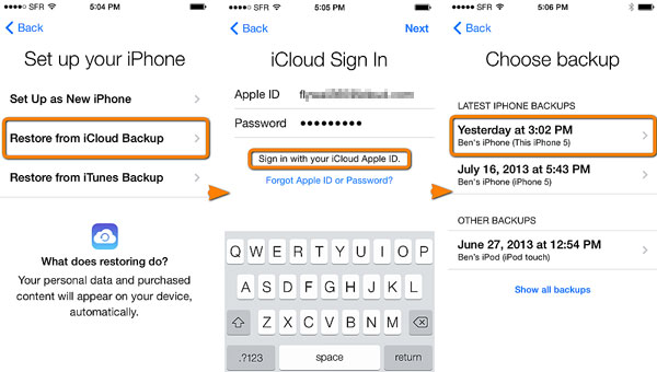 view browser history on iphone from icloud backup